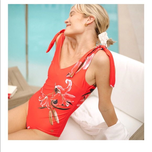 Albion Belle One-Piece Swimsuit - Pink Lily - Picture 4 of 11